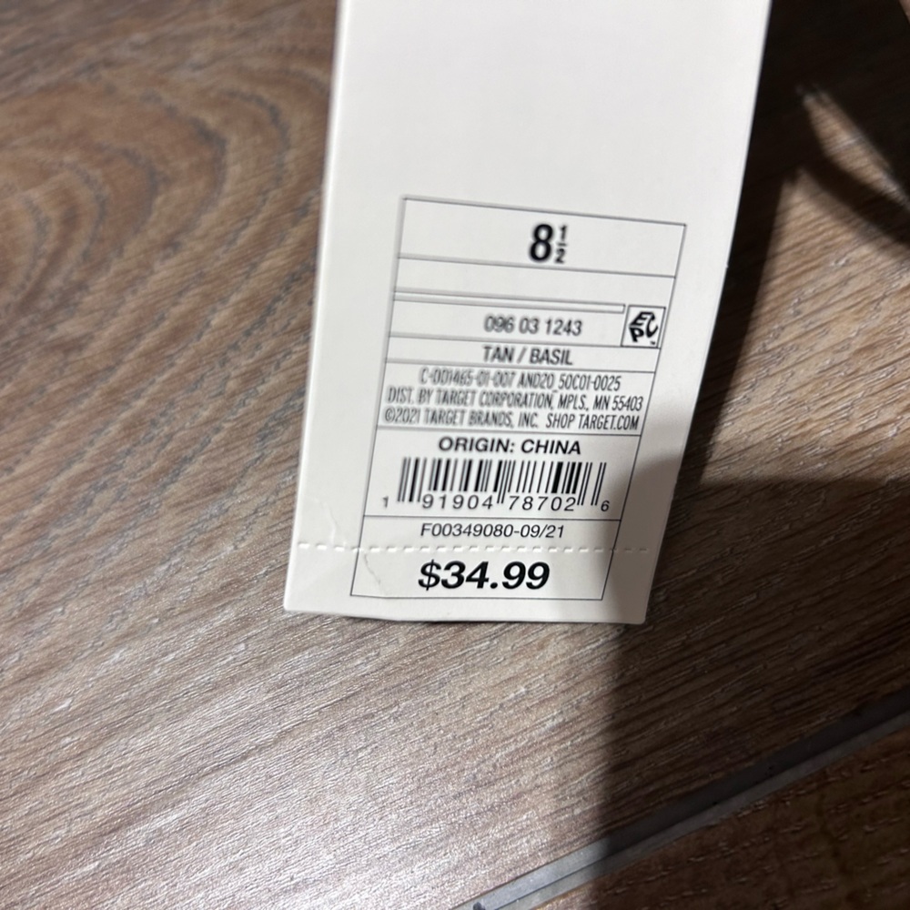 NWT! A New Day Straw Detail Women’s Sandals Size 8.5. - Picture 4 of 7